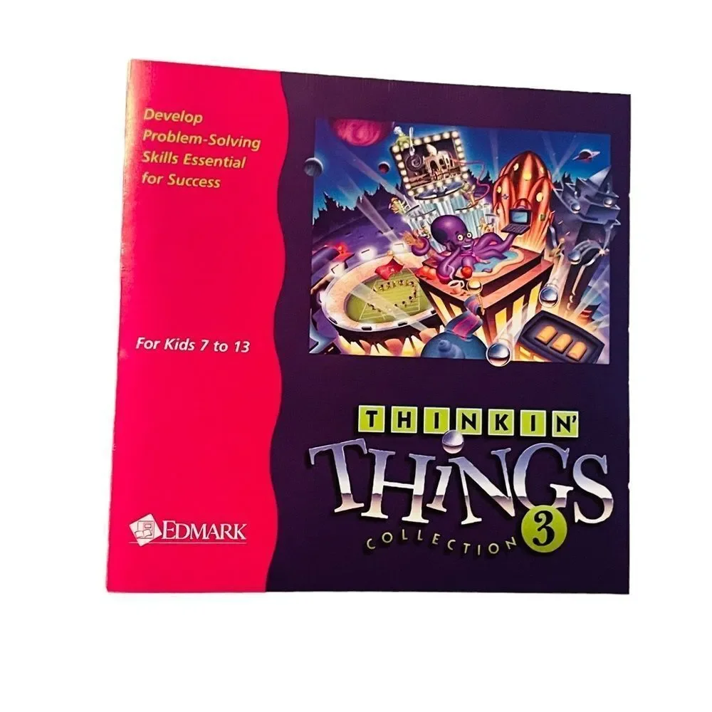 10/$25🦋 Edmark Thinkin' Things Collection 3 CD-ROM